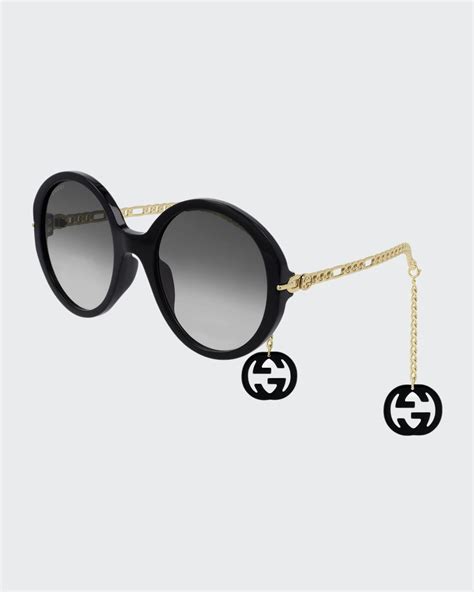 gucci glass gg05270|Black Acetate Round.